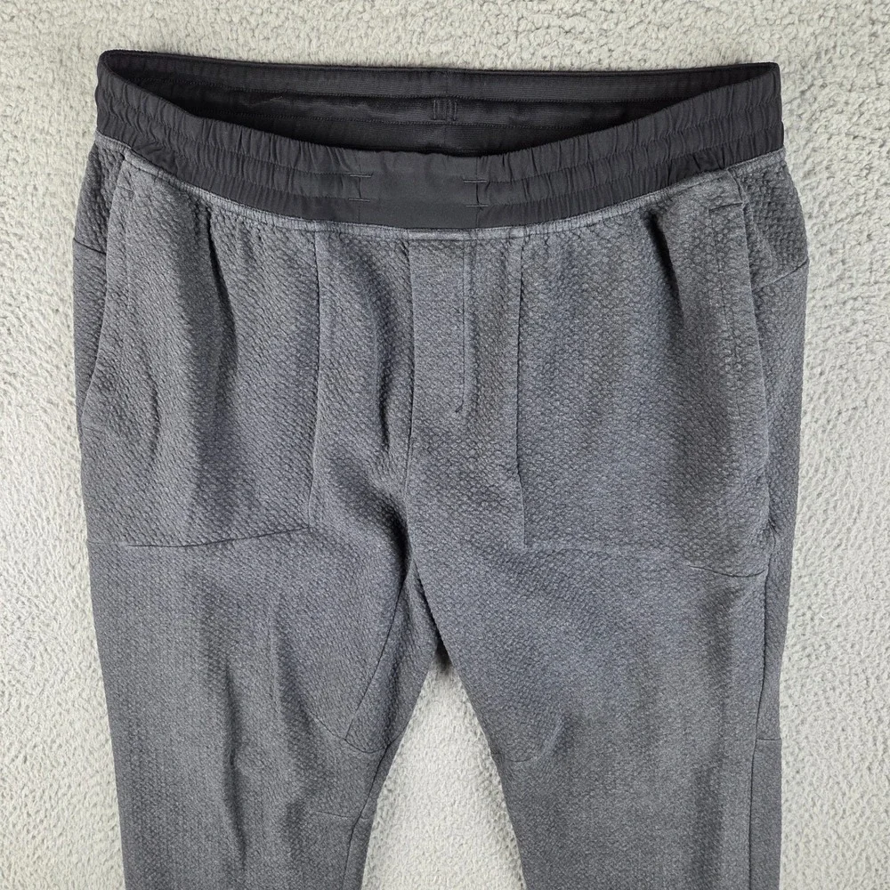 Lululemon At Ease Joggers Mens‎ XL Gray Textured Soft Stretch LM5642S